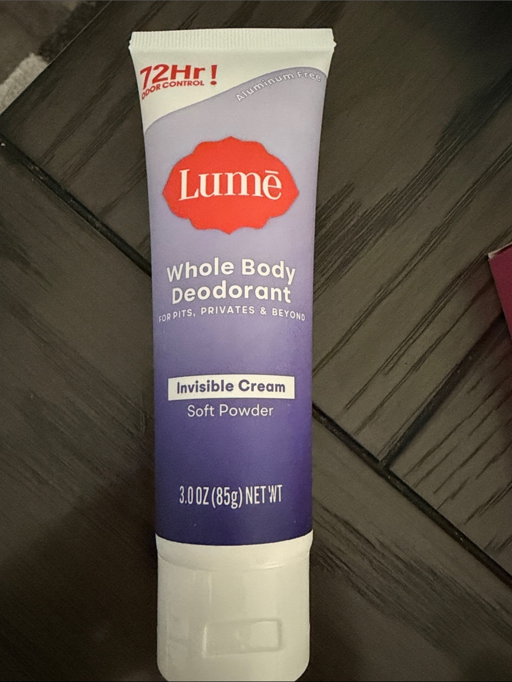 Lume whole Body Deodorant Invisible Cream – Soft Powder (Purple)